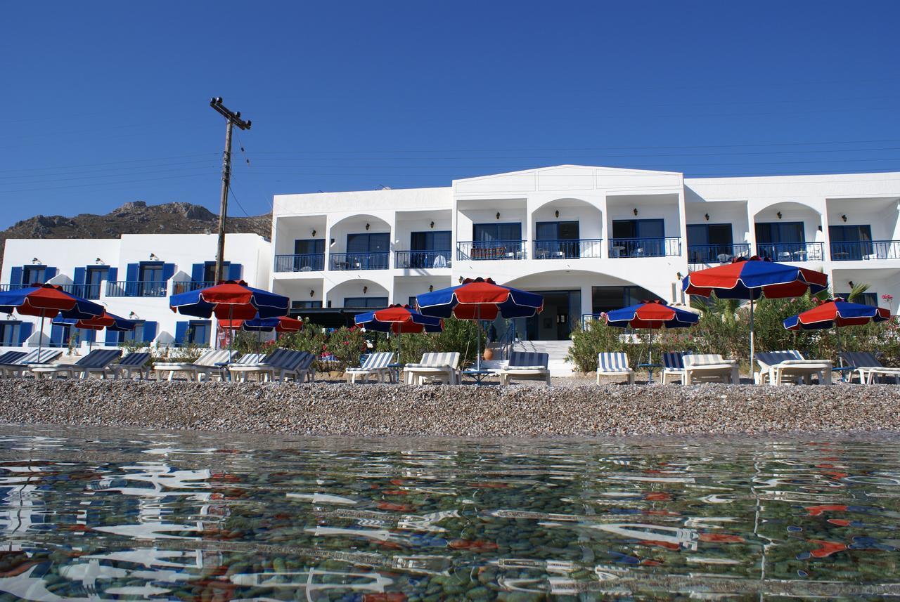 Hotel Eleni Beach Livadia  ภายนอก รูปภาพ